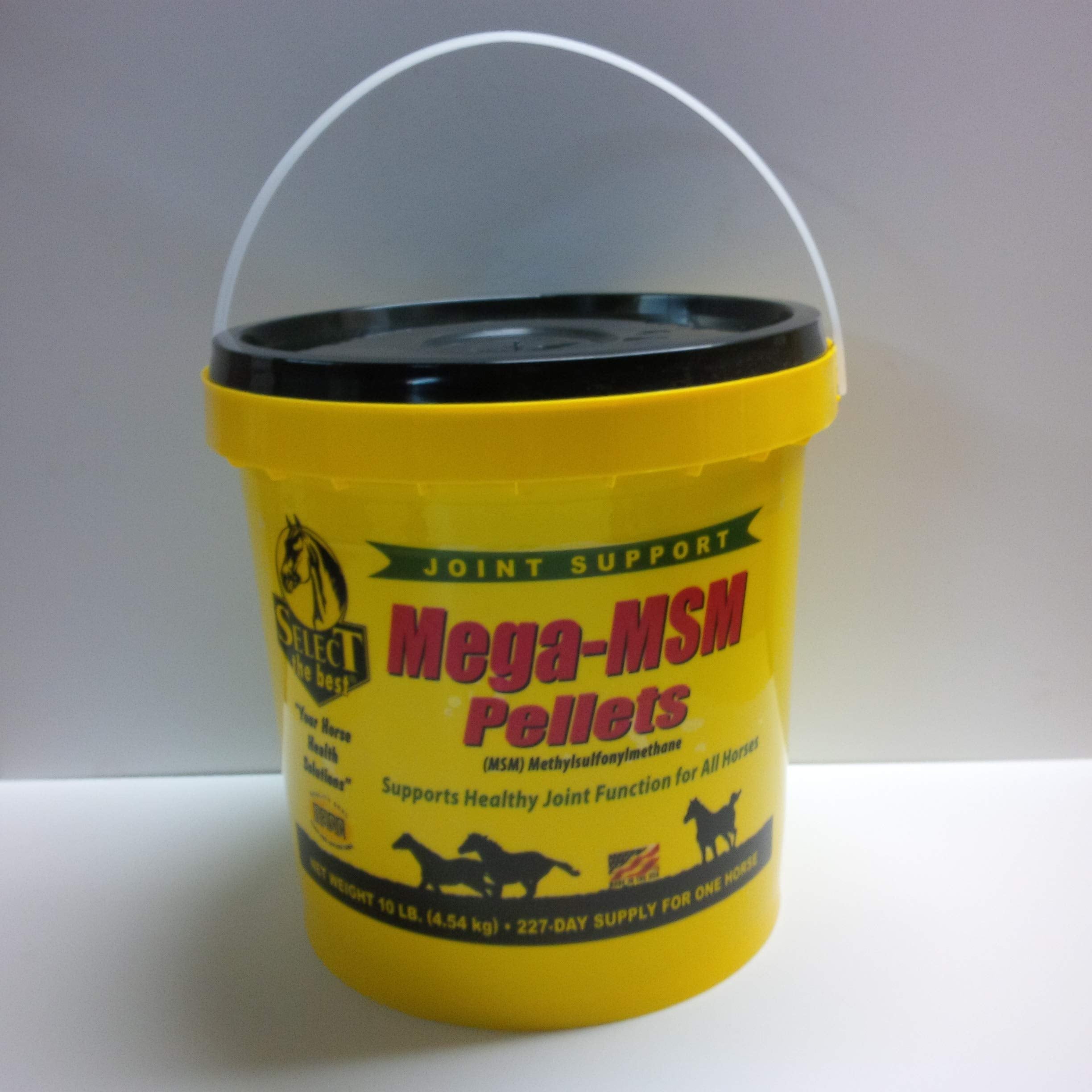 Select The Best Mega-MSM Pellets 10 lb: envase cómodo para dosificación diaria