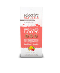 Selective Naturals Woodland Loops alimentación manual, fomenta interacción suave con la mascota.