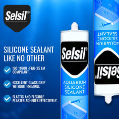 SELSIL silicona de alta elasticidad para acuarios y cerámica