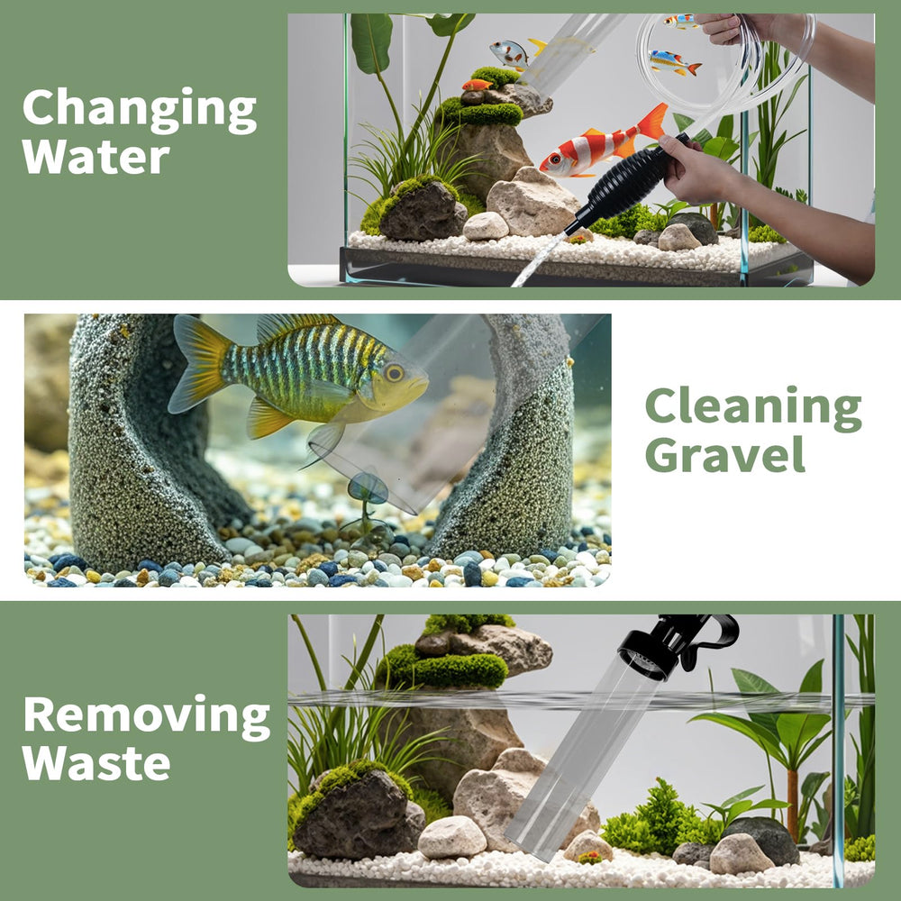 Seltomer mantenimiento de agua para acuario con agua más clara