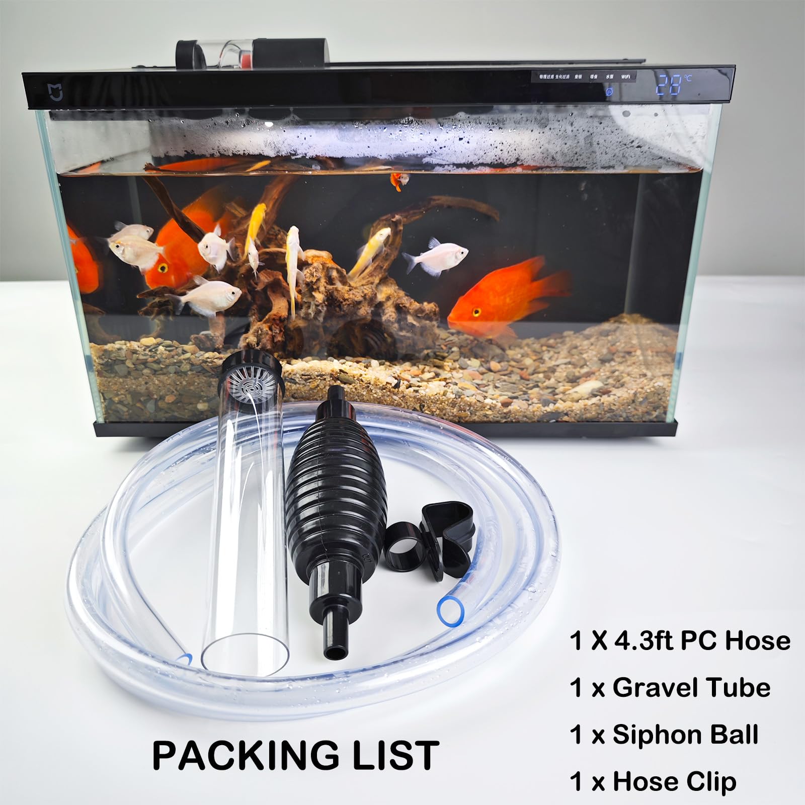 Seltomer plástico resistente sin olor, seguro para peces
