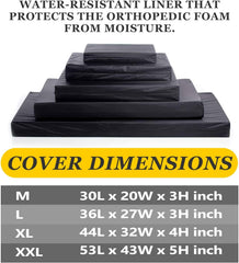 Funda SELUGOVE de Oxford 600D para cama de perro, resistencia diaria.