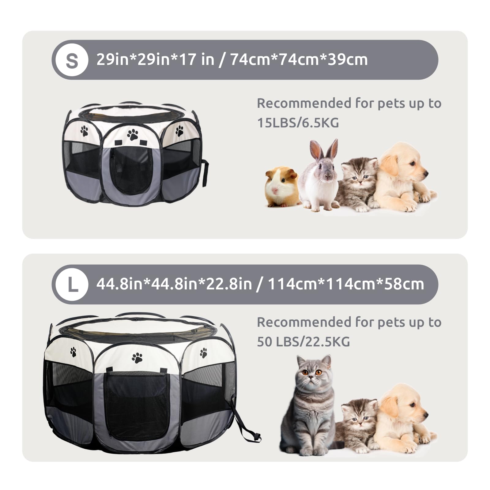 SENCONE uso exterior y camping para mascotas