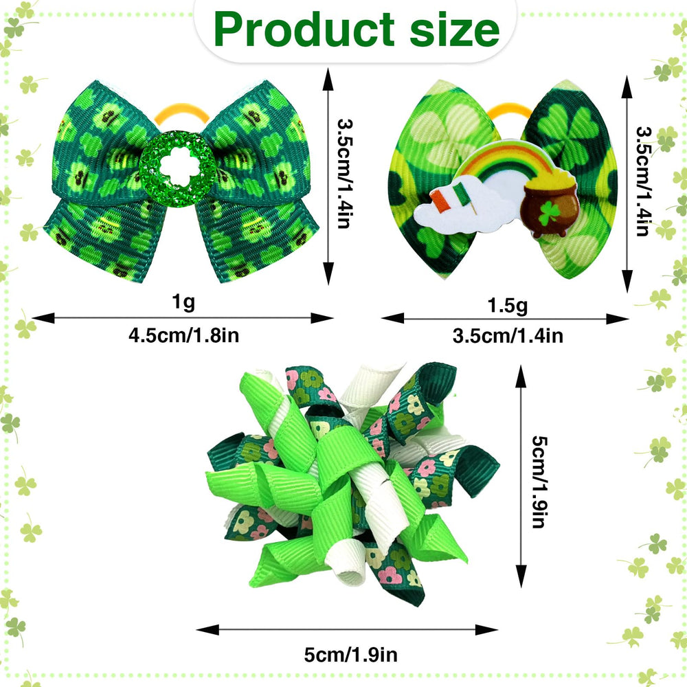 Lazo Senniea trébol en conjunto, perfecto para lucir varias mascotas en eventos.