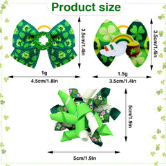 Lazo Senniea trébol en conjunto, perfecto para lucir varias mascotas en eventos.