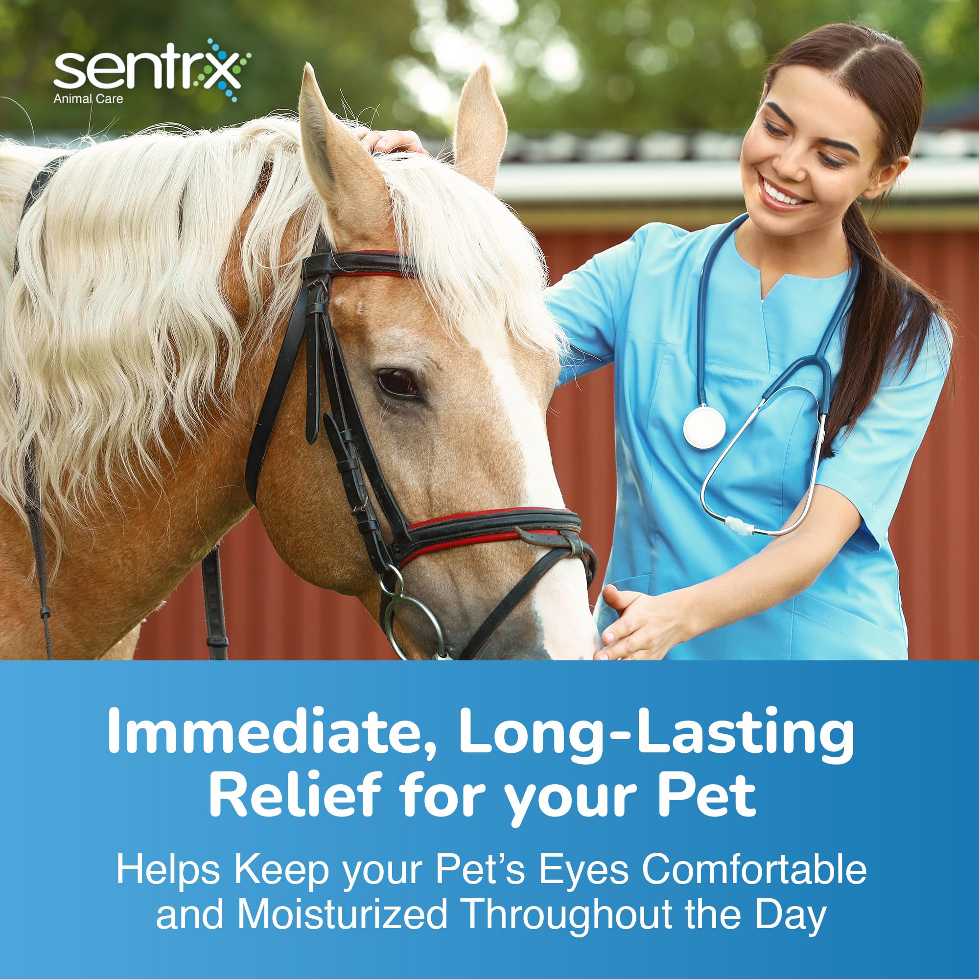 Sentrx Eye Lube Pro perro, uso doméstico para alivio suave.