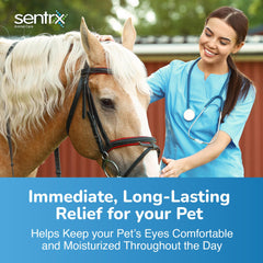 Sentrx Eye Lube Pro perro, uso doméstico para alivio suave.