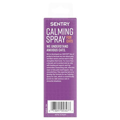 Sentry aerosol calmante para gatos, rociado suave cerca de la cama para mayor tranquilidad.