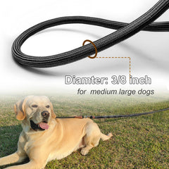 SEPXUFORE cuerda de amarre para perros de 13 pies, ideal para patios y paseos controlados.