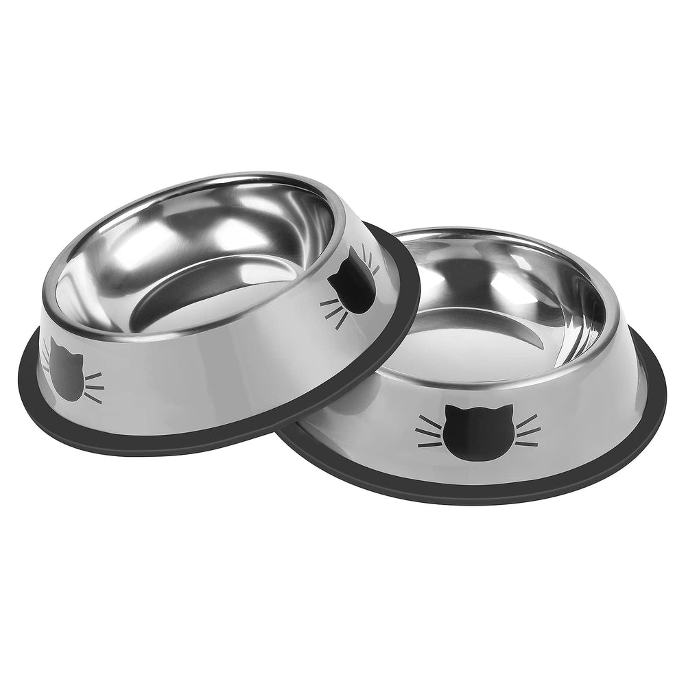 Serentive tazones gato antideslizante con base de goma, ideal para evitar vuelcos