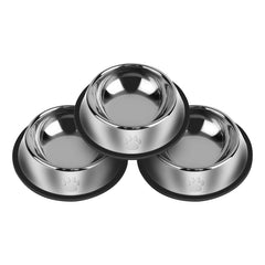 Serentive tazones para perros con huella, base antideslizante para evitar derrames