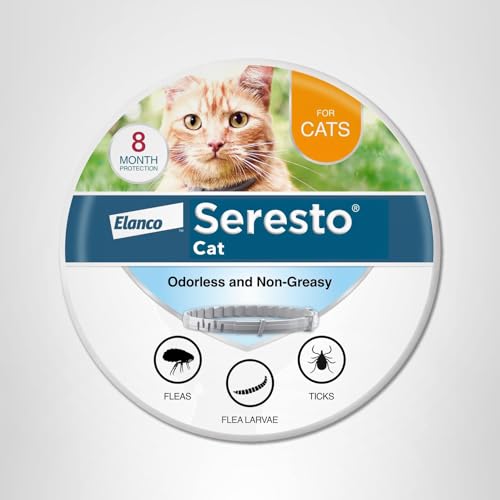 Seresto collar fácil de colocar y sin mantenimiento frecuente.
