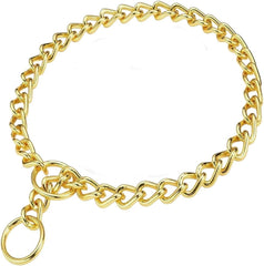 Serijoars collar de cadena para perros, resistente para entrenamiento diario.