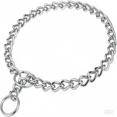 Serijoars collar de ahogo de metal, detalle resistente para entrenamiento diario al exterior.