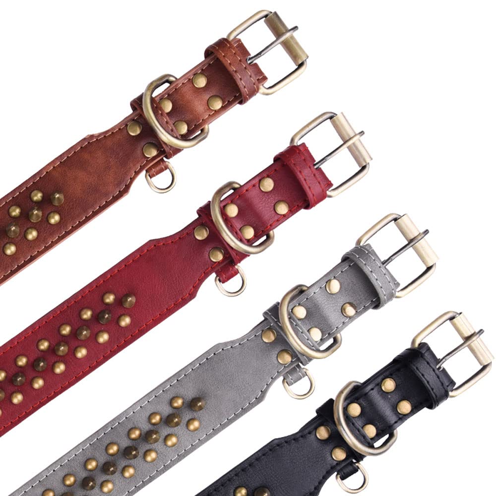 Serijoars collar con tachuelas, diseño moderno para paseos diarios.
