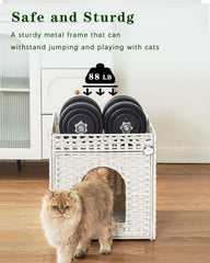 SETVSON cama para gatos interior, cojines reversibles para confort diario