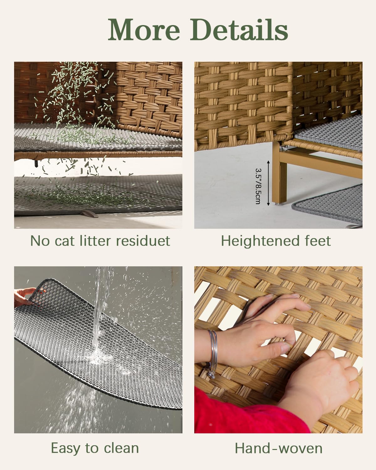 SETVSON diseño discreto, ideal para sala o dormitorio.