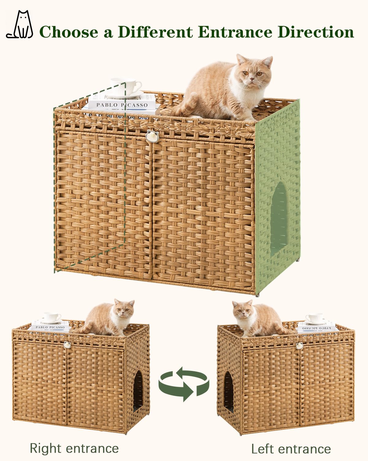 SETVSON revestimiento-rattan-impermeable: mimbre fácil de limpiar y duradero.