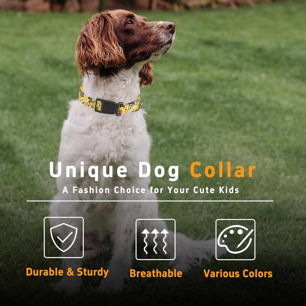 Seyezo collar duradero lavable en amarillo, ideal para juego diario.