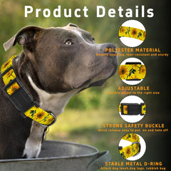 Seyezo collar perro hebilla segura: ajuste fácil y seguro.