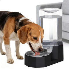 Bebedero Sfozstra 8L automático en acero inoxidable para perros, agua siempre disponible.