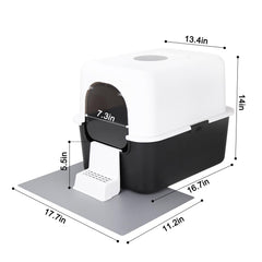 Sfozstra caja con pedal de arena facilita mantener el interior limpio.