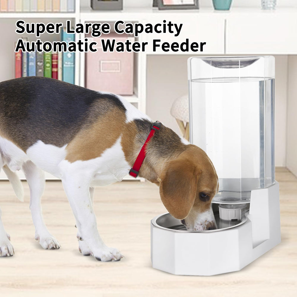 Sfozstra dispensador 8L, acero inoxidable, agua más limpia para tu mascota.