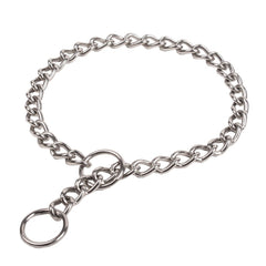 SGODA collar de cadena para entrenamiento, 22 pulgadas, muestra el diseño duradero para entrenamiento controlado.