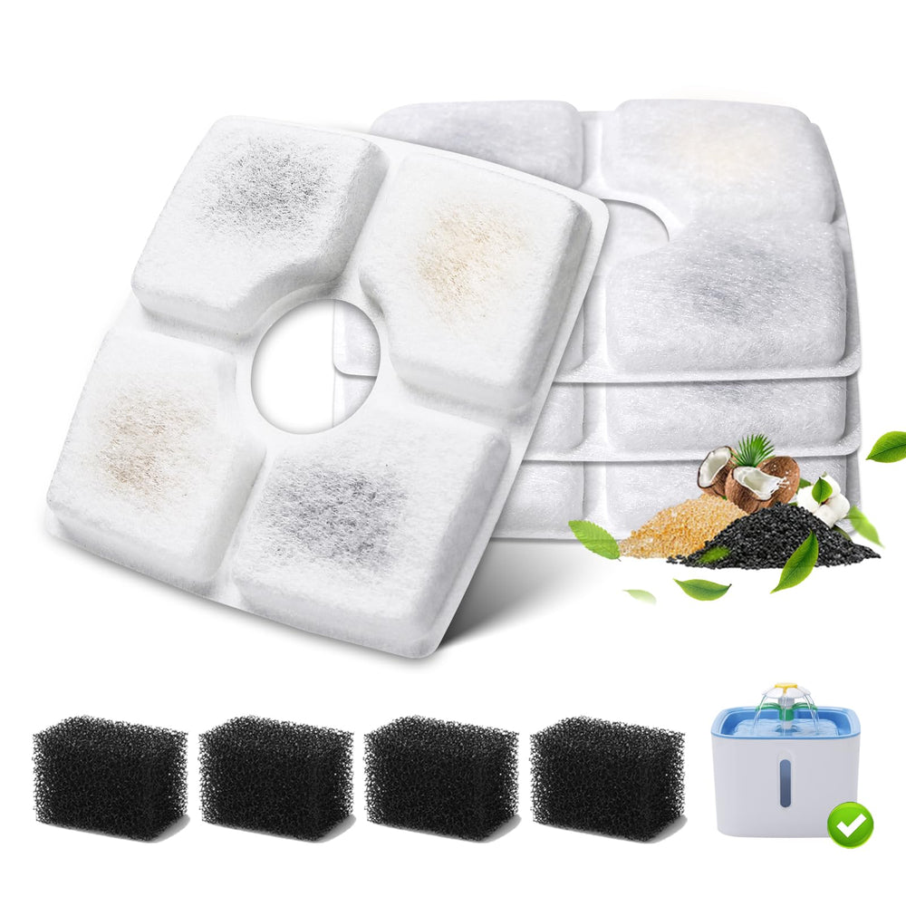 SgurFin filtros para fuente de gatos 84oz, mejoran la calidad del agua para beber