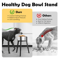 SHAINFUN ajuste de altura y ancho para adaptar la comida de tu perro cómodamente.