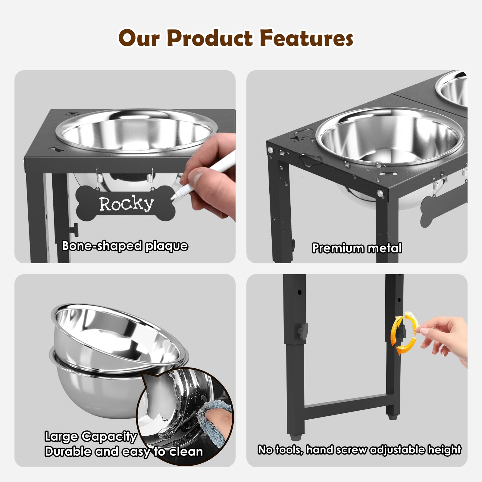 SHAINFUN base estable y duradera para evitar vuelcos durante la comida