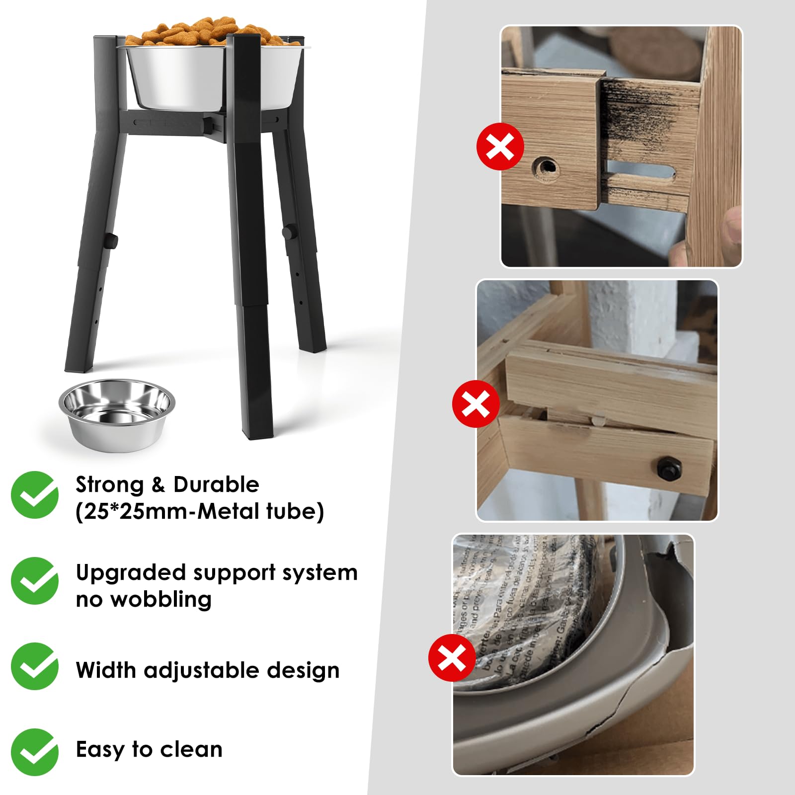 SHAINFUN base estable con patas anguladas para evitar vuelcos