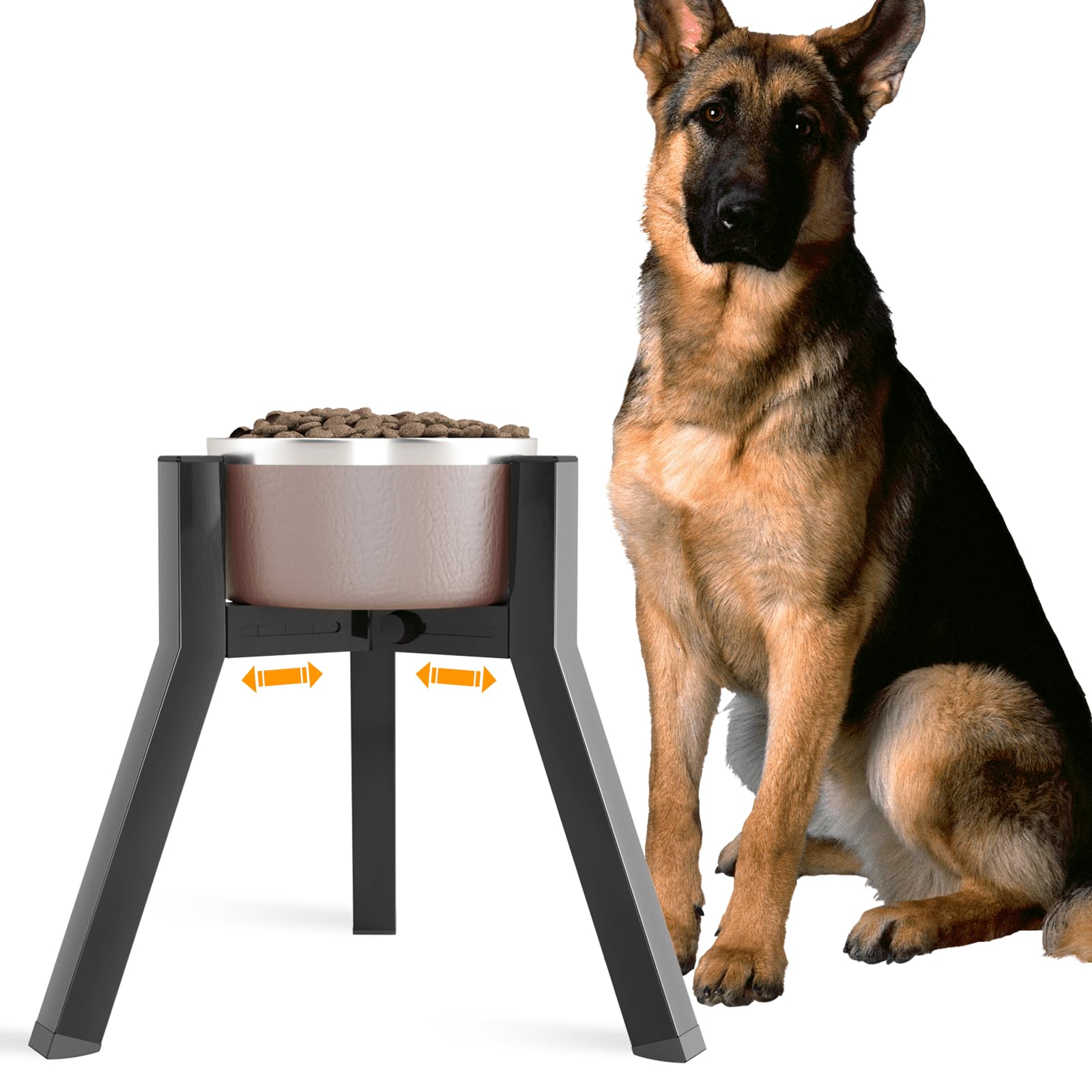 SHAINFUN porta-cuencos elevado para perros grandes, altura 11 pulgadas, comodidad al comer