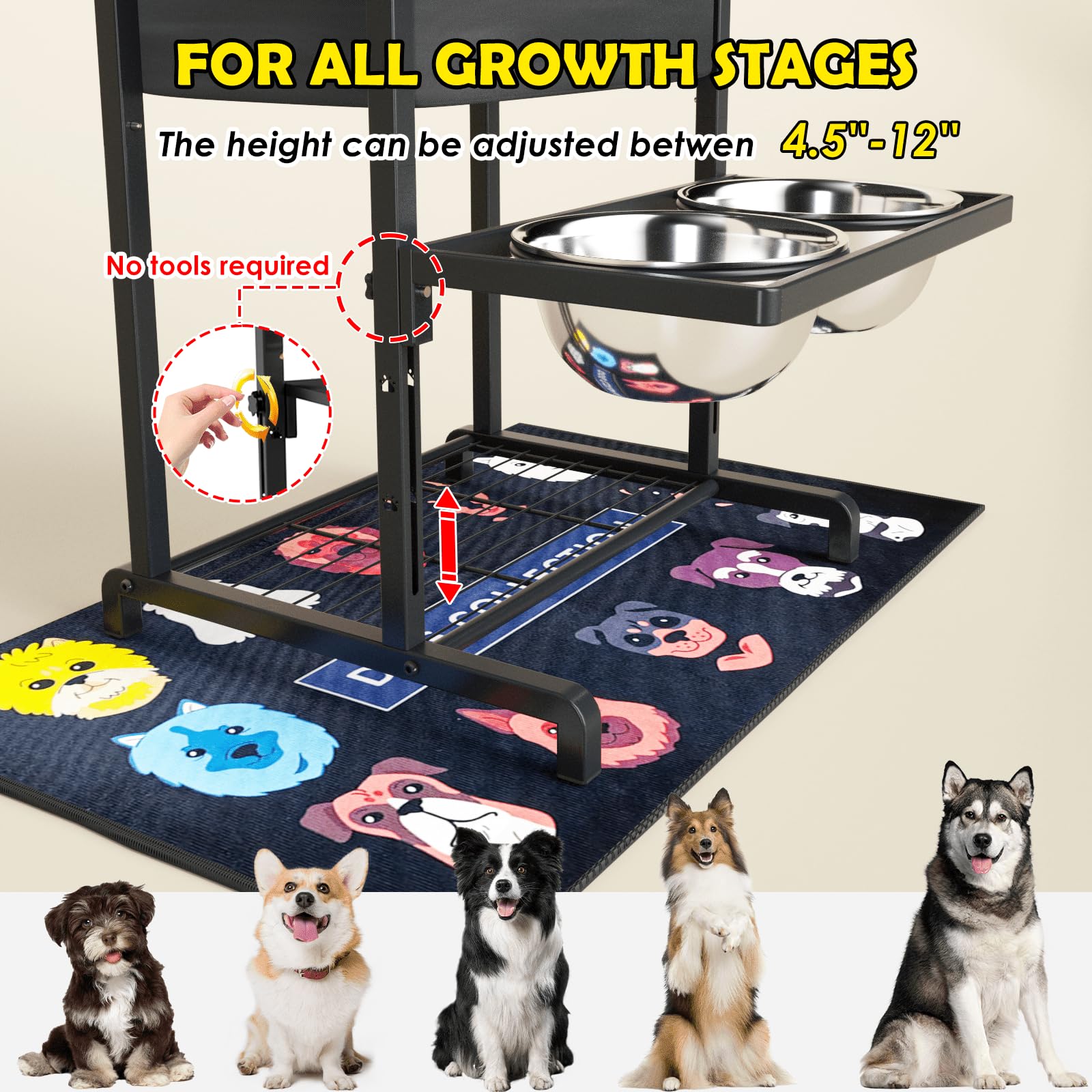SHAINFUN caja de juguetes de tela resistente para organizar accesorios.