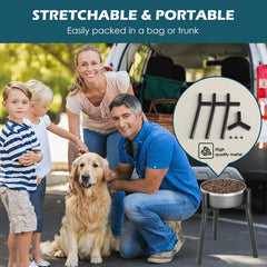 SHAINFUN diseño plegable y portátil facilita viajar con tu mascota.