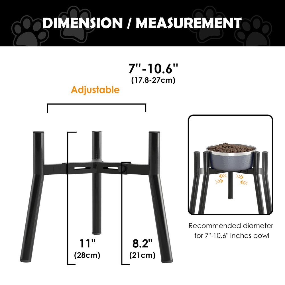 SHAINFUN diseño de tres patas ofrece mayor estabilidad durante la comida.