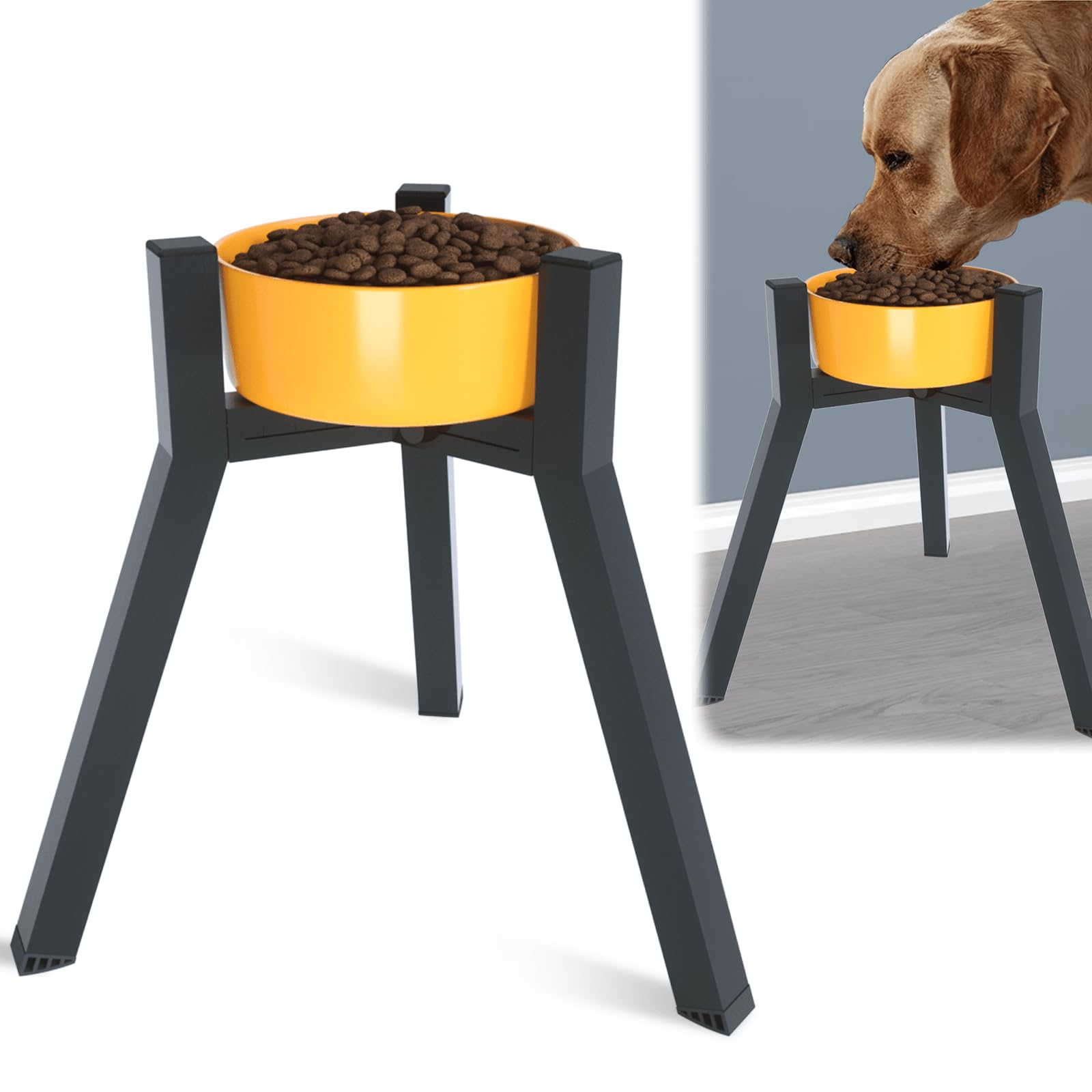 SHAINFUN soporte elevado para tazones en altura, facilita una postura cómoda