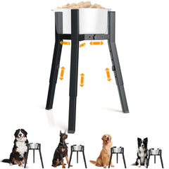 SHAINFUN soporte de tazón elevado para perros, mejora la postura al comer.