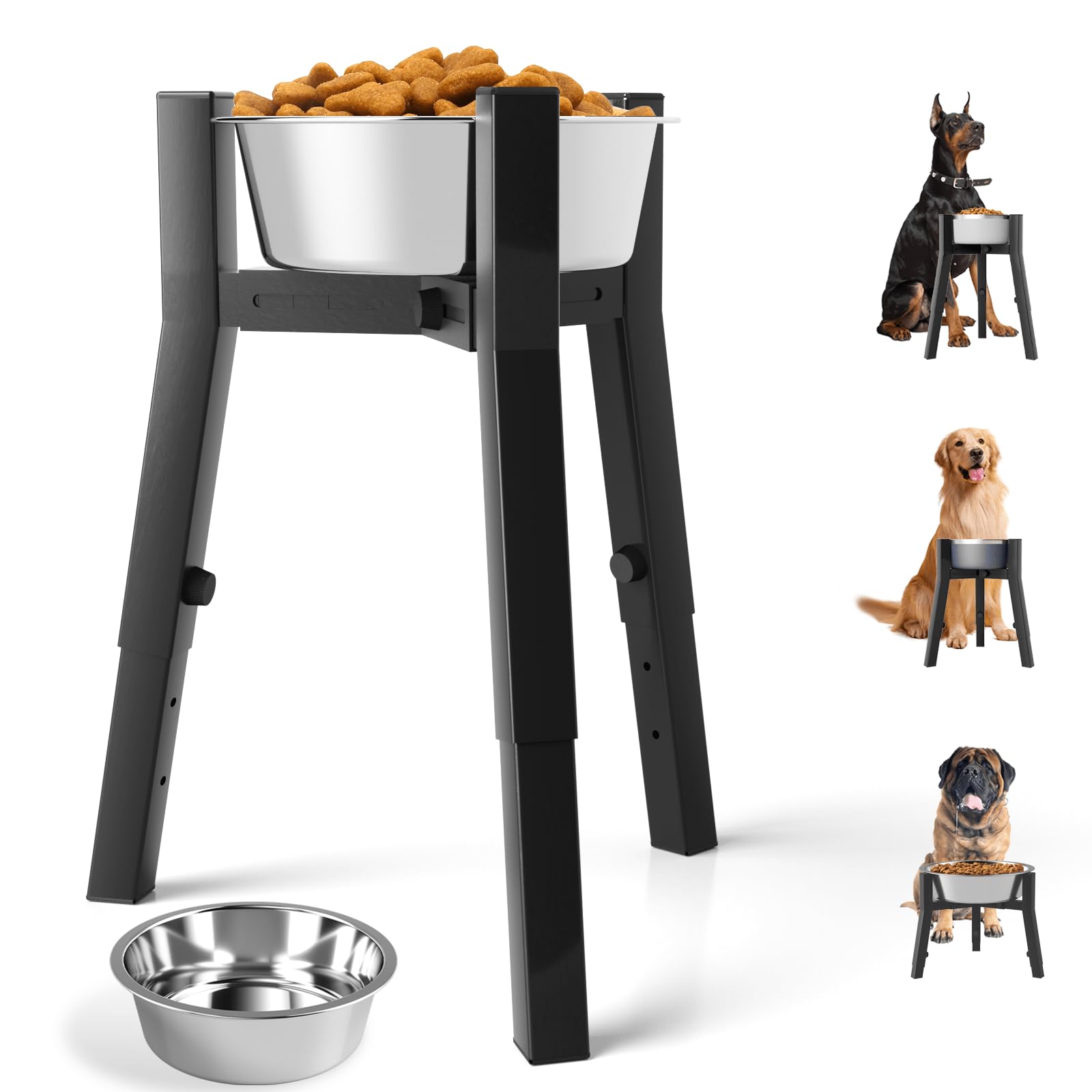 SHAINFUN tazón alzado para perro grande, 61oz, facilita comer sin esfuerzo