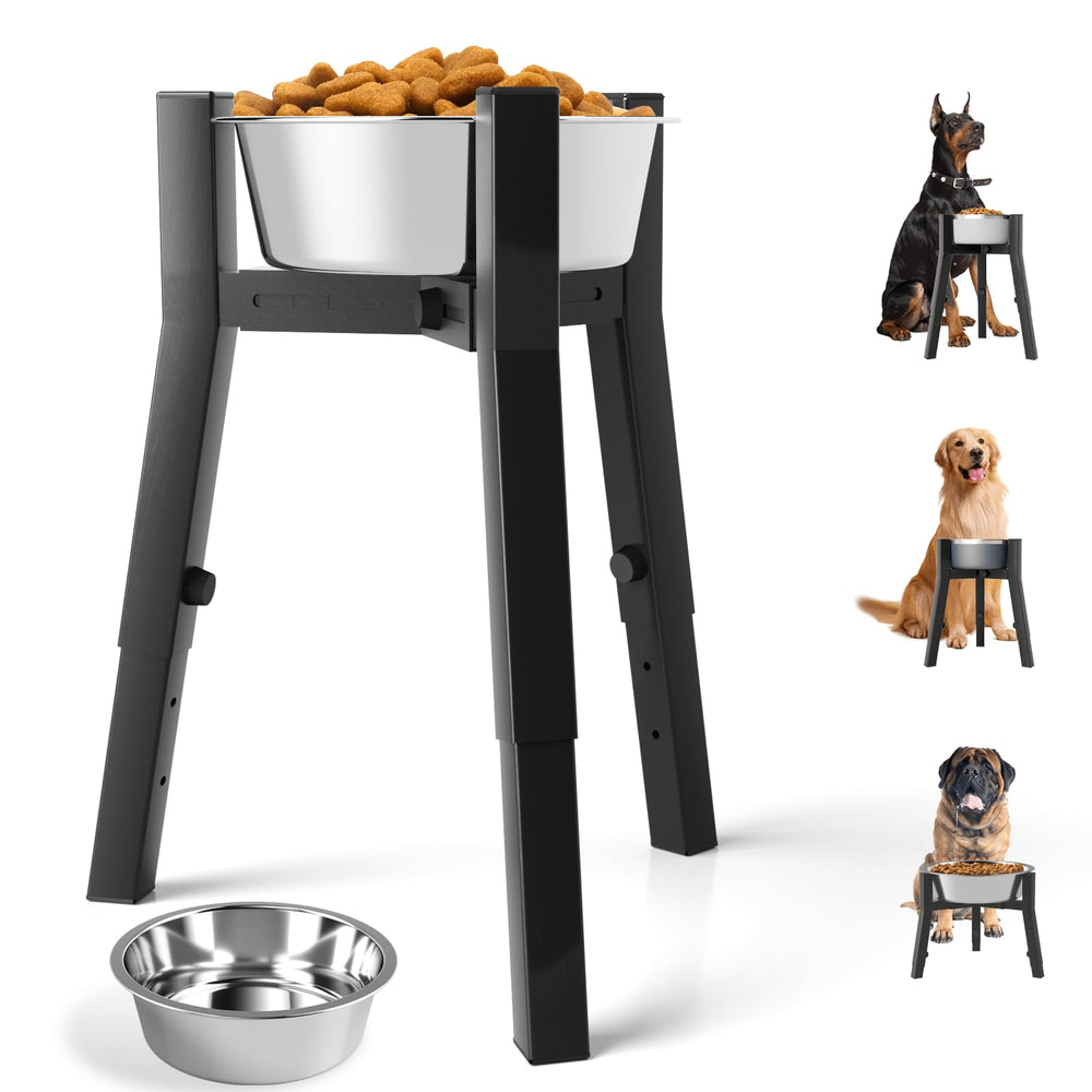 SHAINFUN tazón alzado para perro grande, 61oz, facilita comer sin esfuerzo