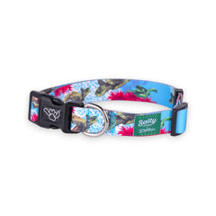 Collar mahi mahi y pez vela de Shaka's Salty Paws, ideal para aventuras acuáticas