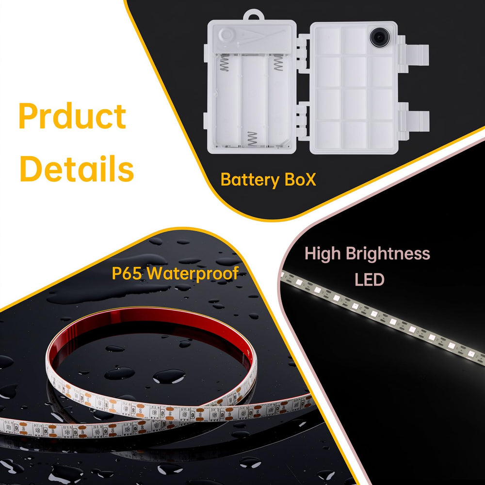Shangyuan luz LED marina con fijación adhesiva para montaje sencillo