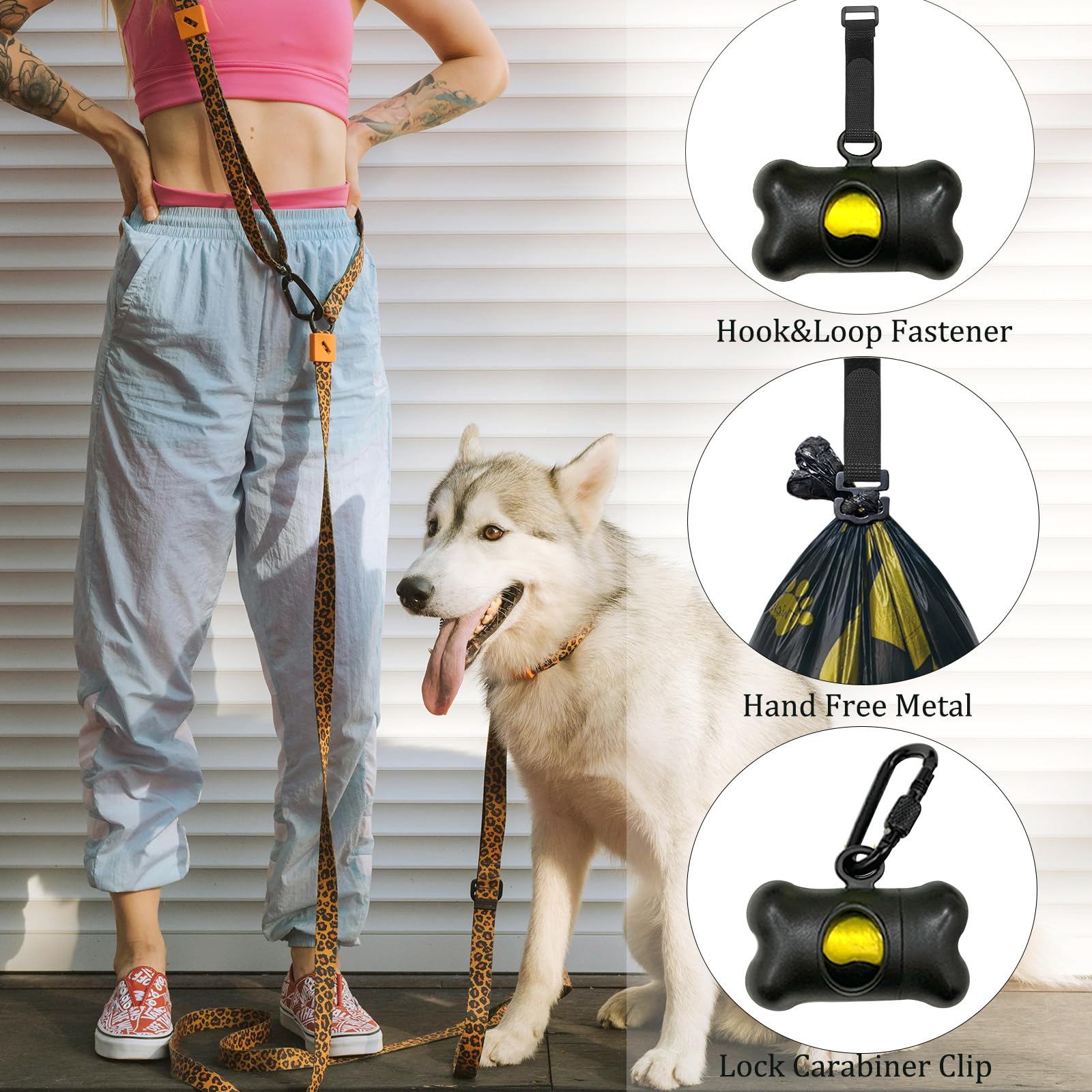 Bolsas SHAOUMAN para excrementos de perro lavanda, 135 unidades con aroma suave.