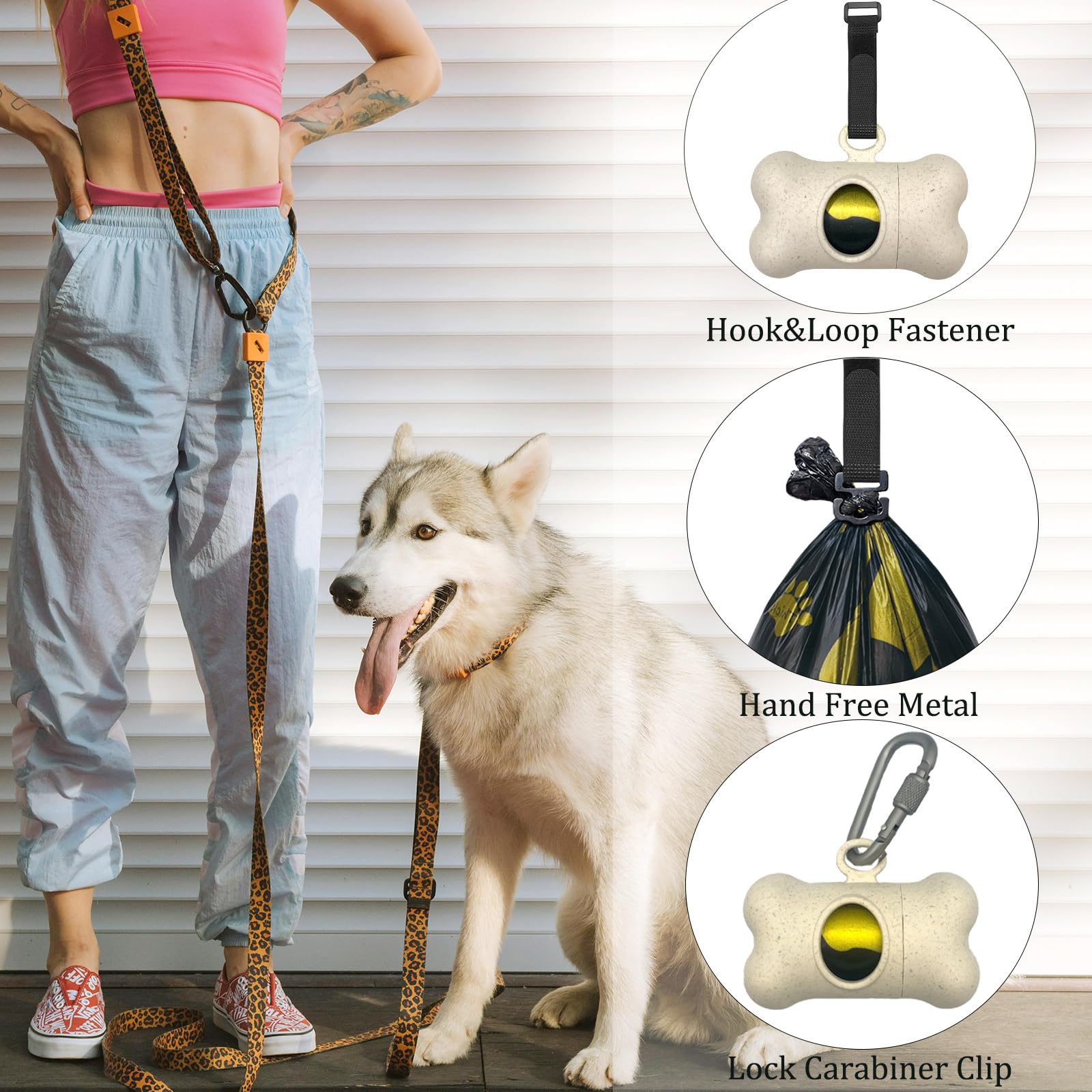 SHAOUMAN bolsas de basura con aroma lavanda, 135 unidades, para paseos limpios.