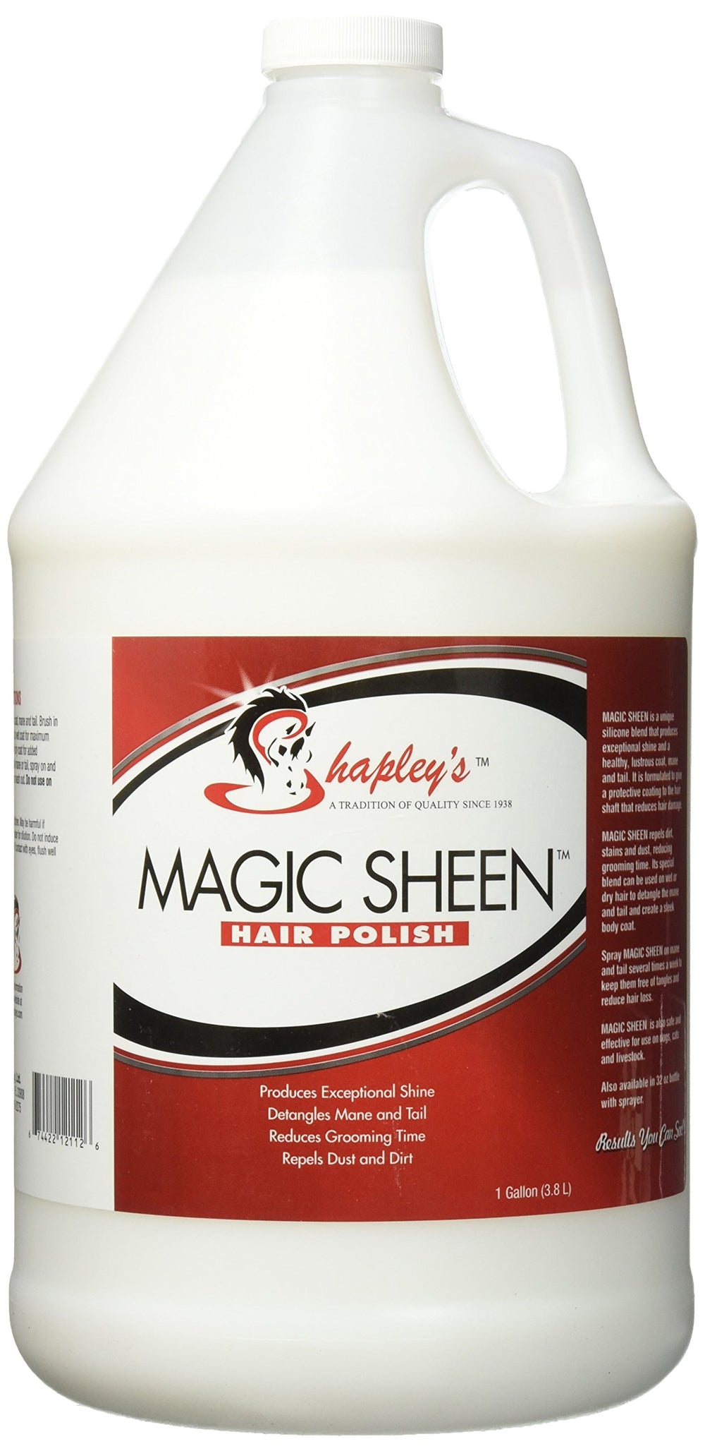 SHAPLEY S Magic Sheen Polish, botella para brillo rápido del pelaje equino