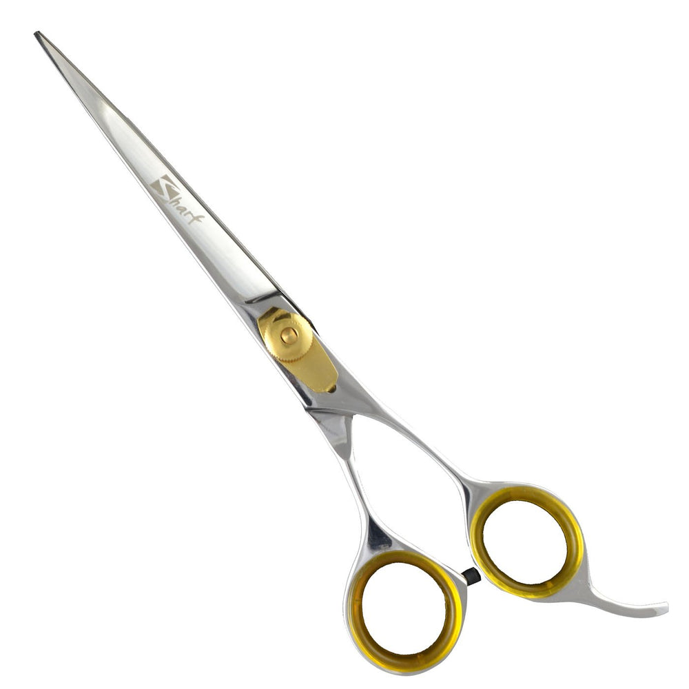 Estuche cierre rápido Sharf Toque Dorado para guardar las tijeras con seguridad.