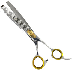 Sharf Toque Dorado Tijeras Deslanado 6.5 pulgadas para corte suave.