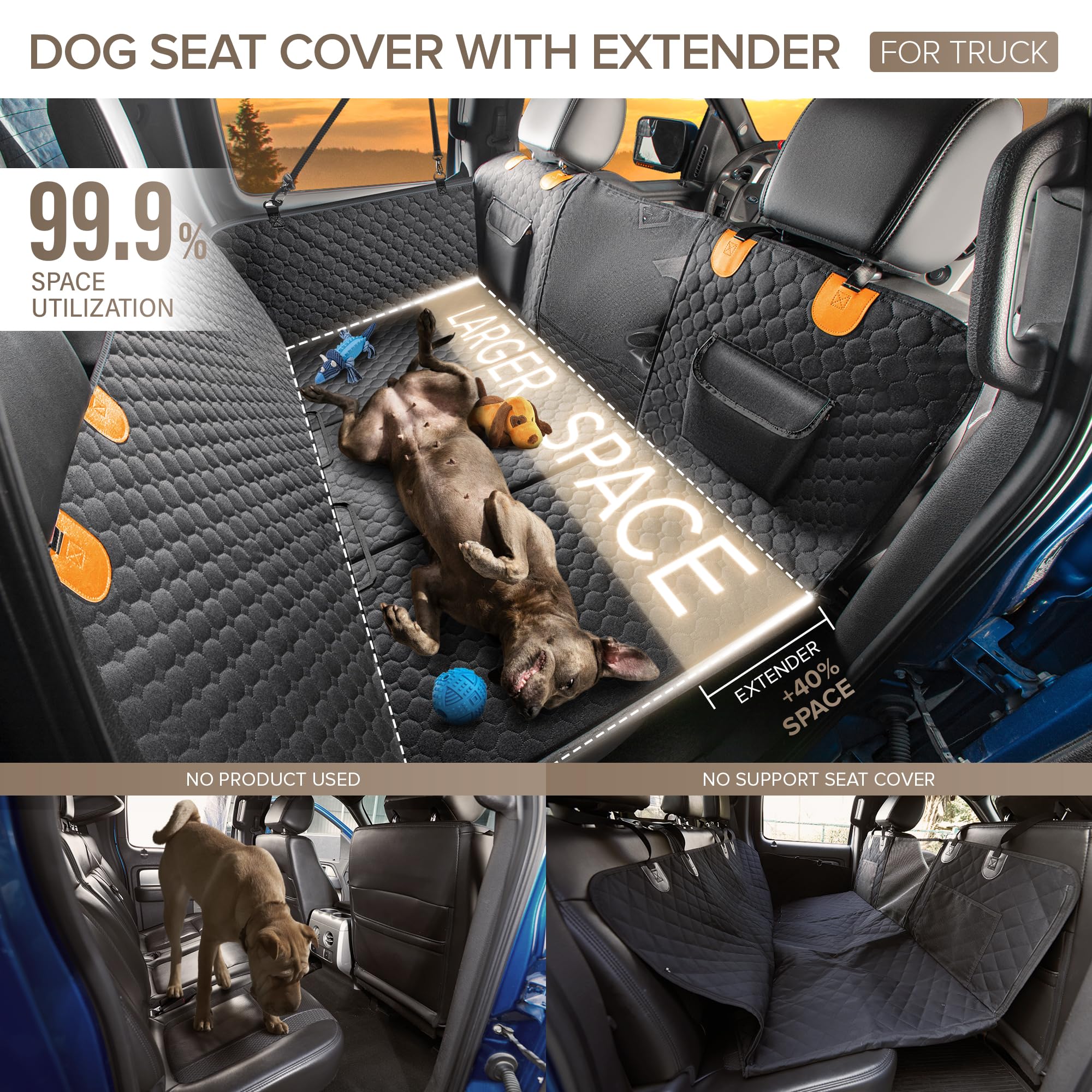 SHARLOVY extensor trasero para perros: más espacio y confort en el viaje.
