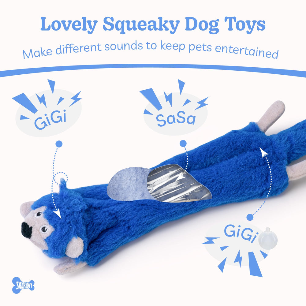 SHARLOVY juguete interactivo de animales para perros grandes