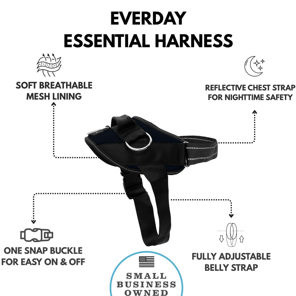 SHAWNCO Essential Harness dorsal para ajuste cómodo y control seguro